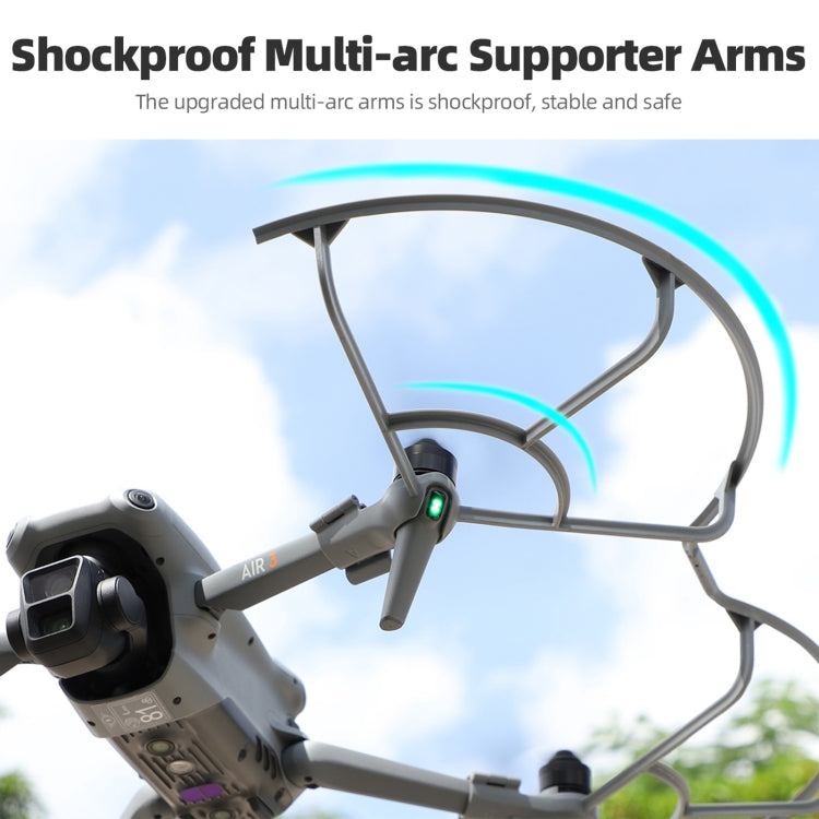 For DJI Air 3S / 3 Sunnylife Propellers Guard Protector Integrated Shielding Rings Quick Release Anti-Collision Props Safe Ring For DJI Air 3S / 3 Sunnylife Propellers Guard Protector Integrated Shielding Rings Quick Release Anti-Collision Props Safe Ring